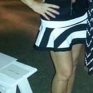 SALE! Harlyn Black & White Ruffle Skirt